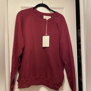 The Great College Sweatshirt in Plum. Size 1 (fits roomy on me, size 4/6)